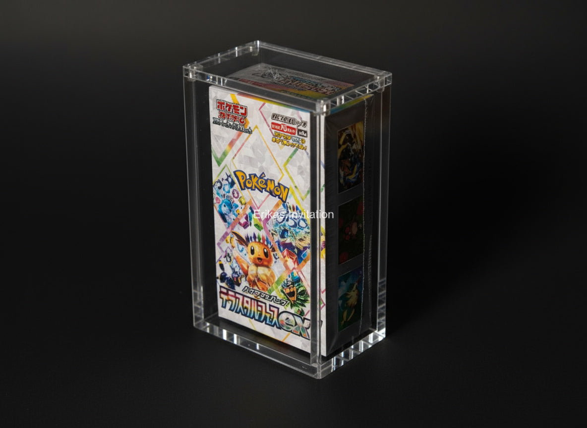 (Japanese) Booster Box (Special) (Holds 10 Booster Packs) Acrylic Display Case